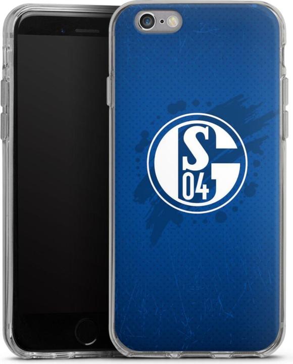 Produktbild DeinDesign Silikon Hülle für Apple iPhone 6 Handyhülle Case Smartphone Schutzhülle Bundesliga FC Schalke 04 (Apple iPhone 6)