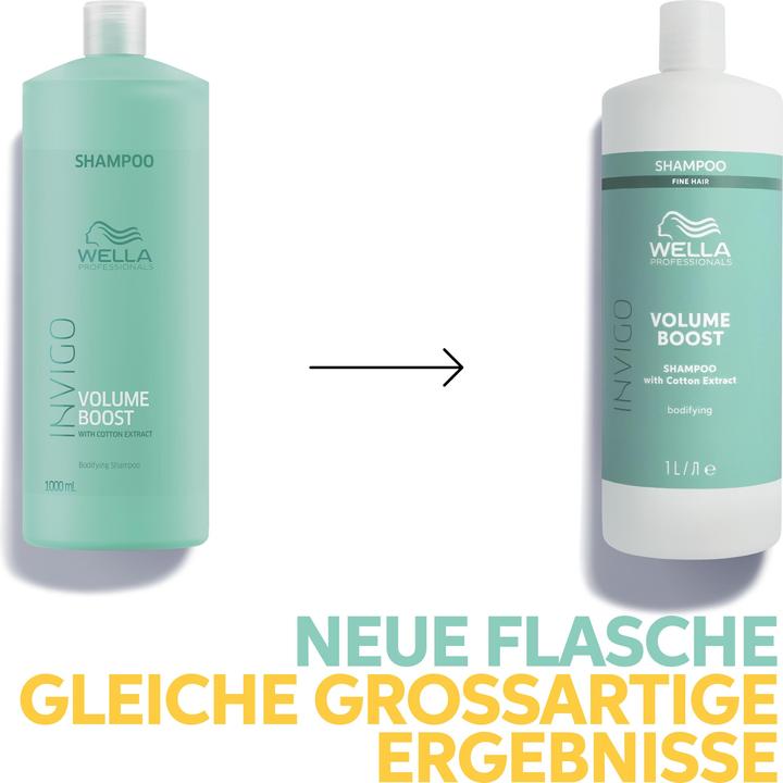 Actual product image Wella Volume Boost (1000 ml, Liquid shampoo)