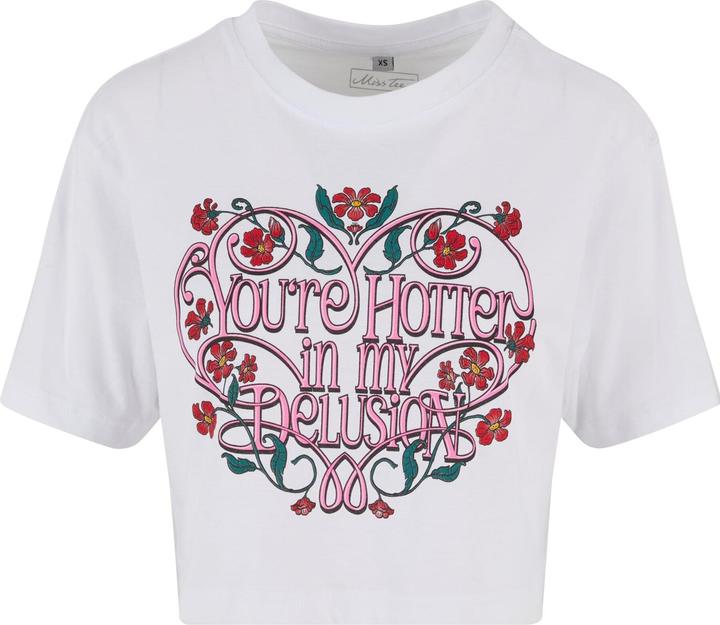 Miss Tee Hotter Delusion Ladies Short Overized Tee - 159393 (M)