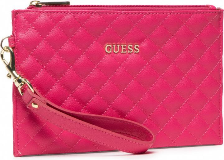 Immagine prodotto Guess Holdall, borsa in ecopelle e tessuto, effetto trapuntato e polsino, Fucs