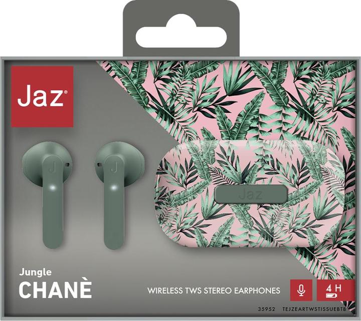 Produktbild JAZ TWS-Chanè-Ohrhörer mit Stoff-Ladestation (100 h, Kabellos)