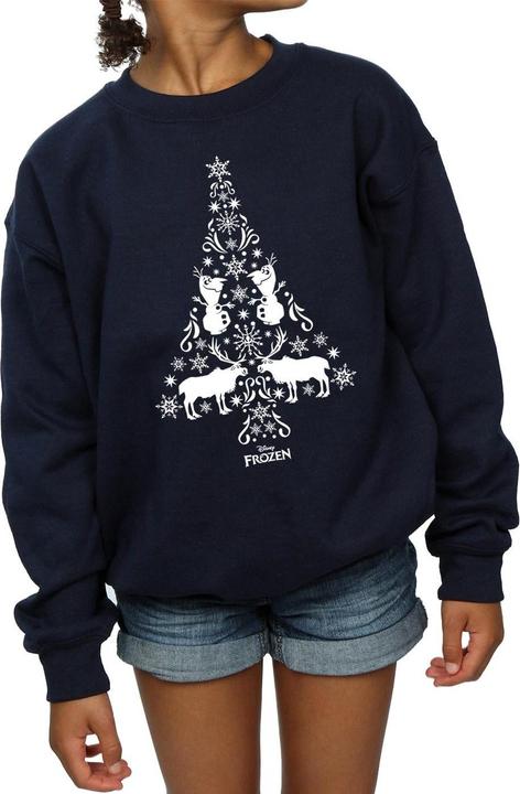 Produktbild Disney Frozen Christmas Tree Sweatshirt Mädchen (116)
