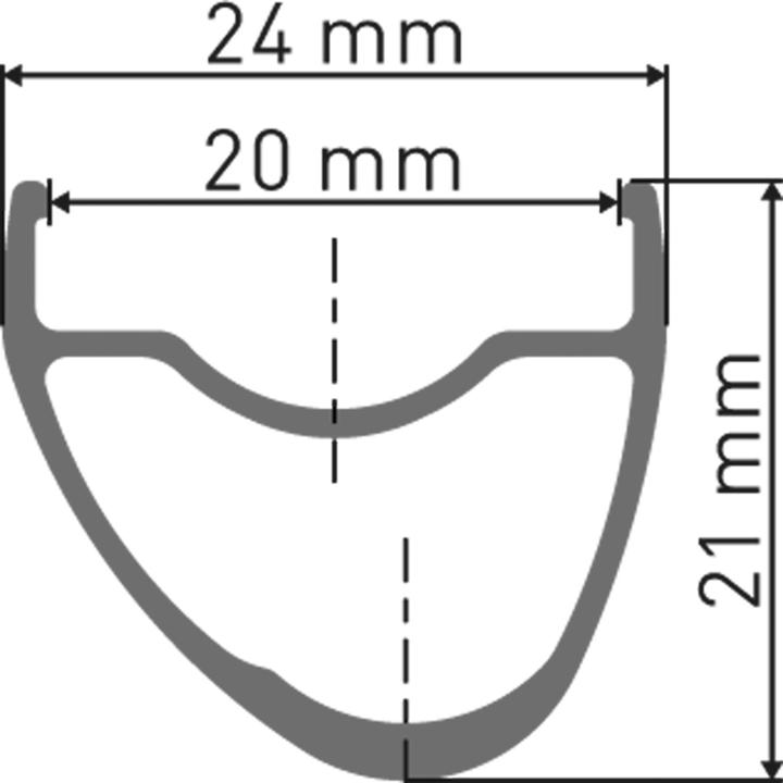 Immagine prodotto DT Swiss RR 421 Cerchio asimmetrico DB (28")