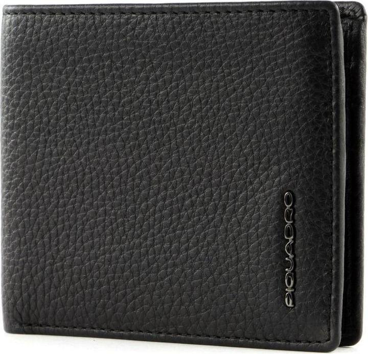 Actual product image Piquadro Leather Wallet, Blue, For Men