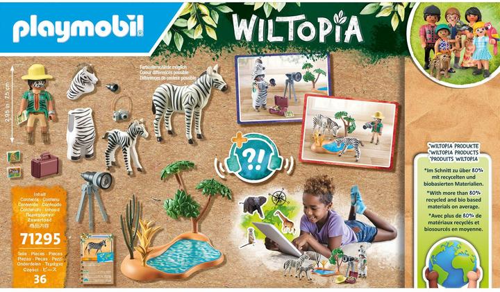 Actual product image Playmobil Wiltopia - On the road with the animal photographer (71295, Playmobil Wiltopia)