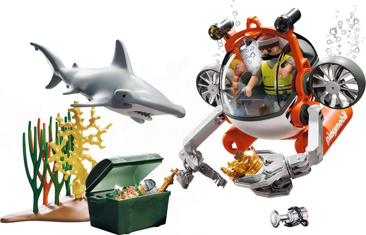 Actual product image Playmobil 71860 Schatzsuche mit U-Boot (71860, Playmobil Action Heroes)