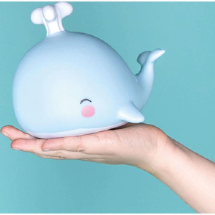 Actual product image A Little Lovely Company Night Light Mini LLWHBU40 Whale 13x10.8x10.8cm