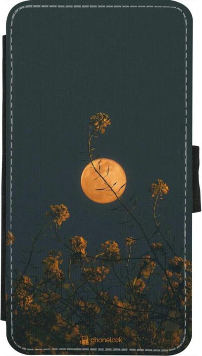 Image du produit PhoneLook Coque Wallet noir Moon Flowers (Apple iPhone X)