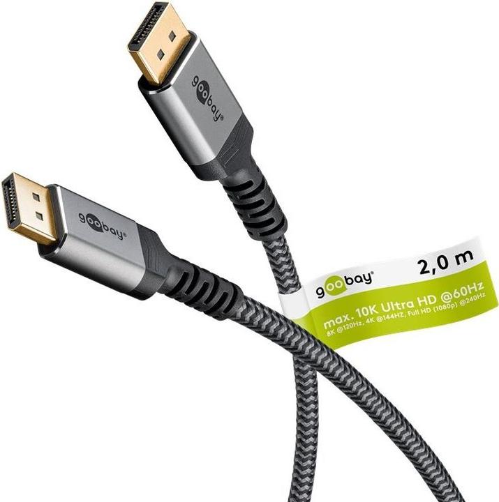 Image du produit Goobay Câble DisplayPort (2 m, DisplayPort)