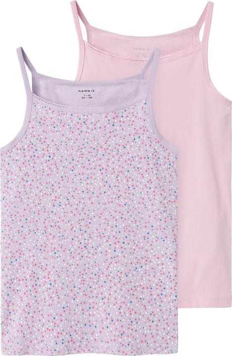 Actual product image Name it Nkfstrap Top 2p Pastel Lilac Dot Noos (146)