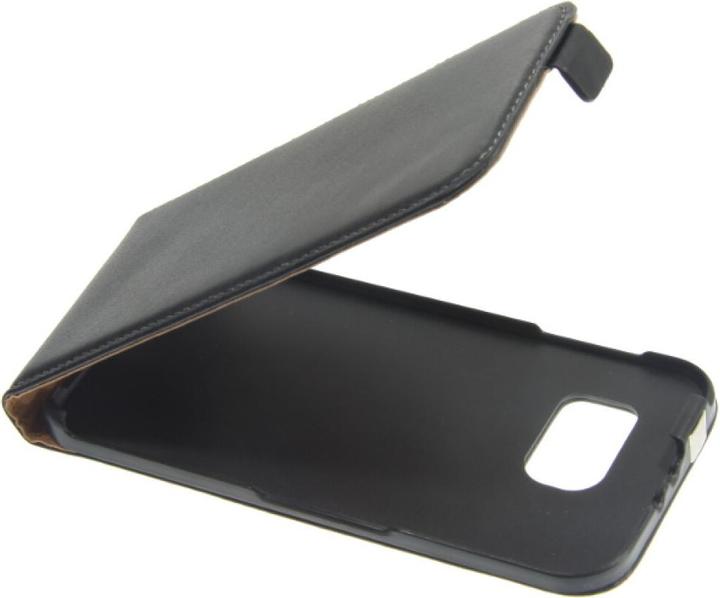 Produktbild OEM Slim Leather Flip Case for Galaxy S6 - black (Samsung Galaxy S6)