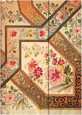 Actual product image Paperblanks Bouquet on ivory (A5, Lined, Hardcover)