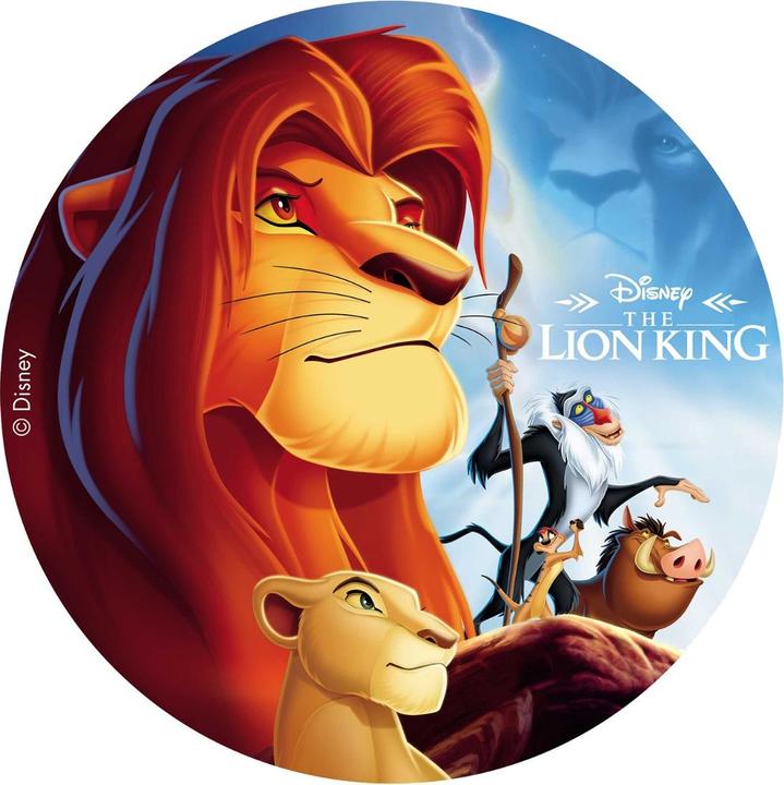 Produktbild Dekora Essbare Scheibe - Der König der Löwen (20cm) (1 x)