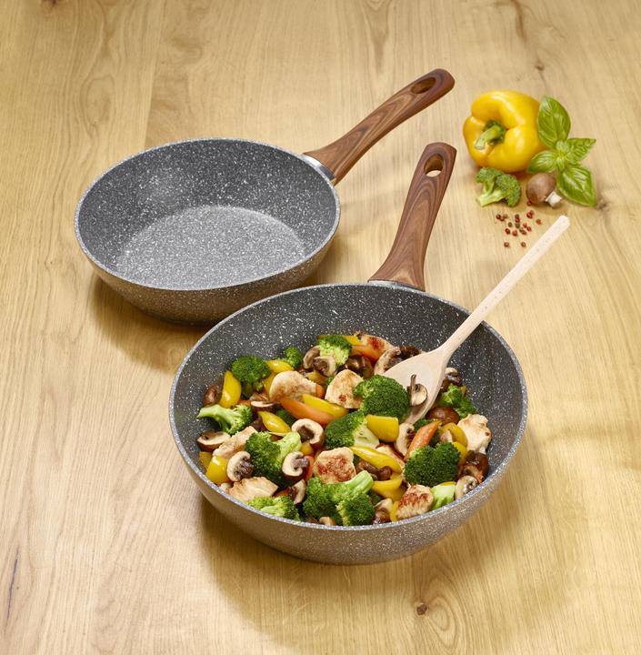 Productafbeelding Krüger Gesmede jumbo aluminium pan, Ø 28 x 7,5 cm (28 cm, Koekenpan, Aluminium)