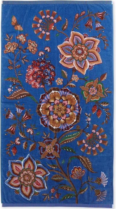 PIP Studio Viva la Vida blau Badetuch 100x180cm (1 Stück) (100 x 180 cm)