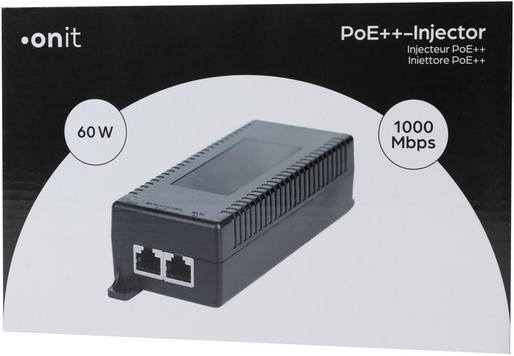 Produktbild Onit PoE++ Injector 60 W (802.3bt (PoE++), 60 W)