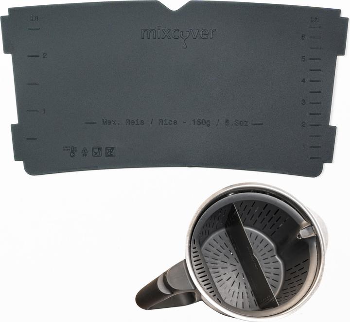 Actual product image Mixcover Cooking basket divider for Thermomix TM6 TM5 TM31, mixing bowl scraper