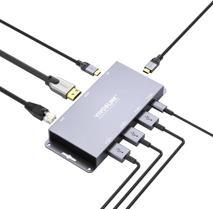 Produktbild Vivolink USB-C HUB for conference (USB-C, 8 Ports)