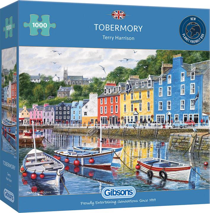 Actual product image Gibsons Games Puzzle 1000 Tobermory (1000 pieces)
