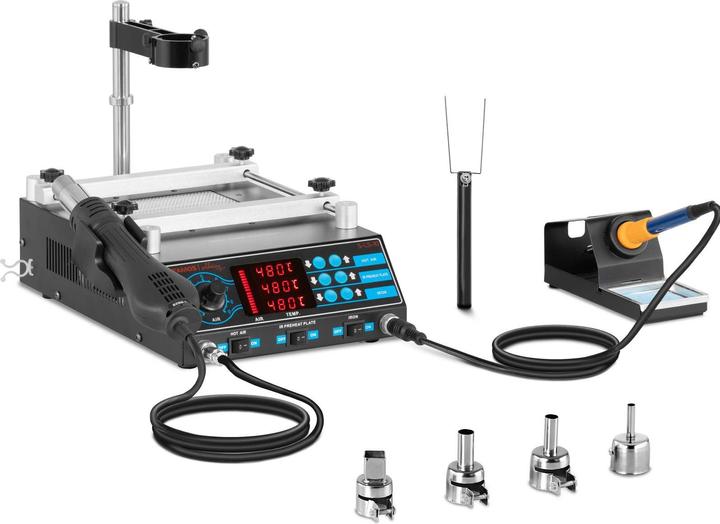 Produktbild Stamos Lötstation Lötkolben Entlötstation Smd Rework Station Esd Lötset Soldering 1270W