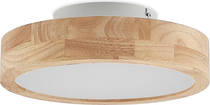 Actual product image Lindby Lanira LED Oak Ceiling Lamp, 30cm (1150 lm)