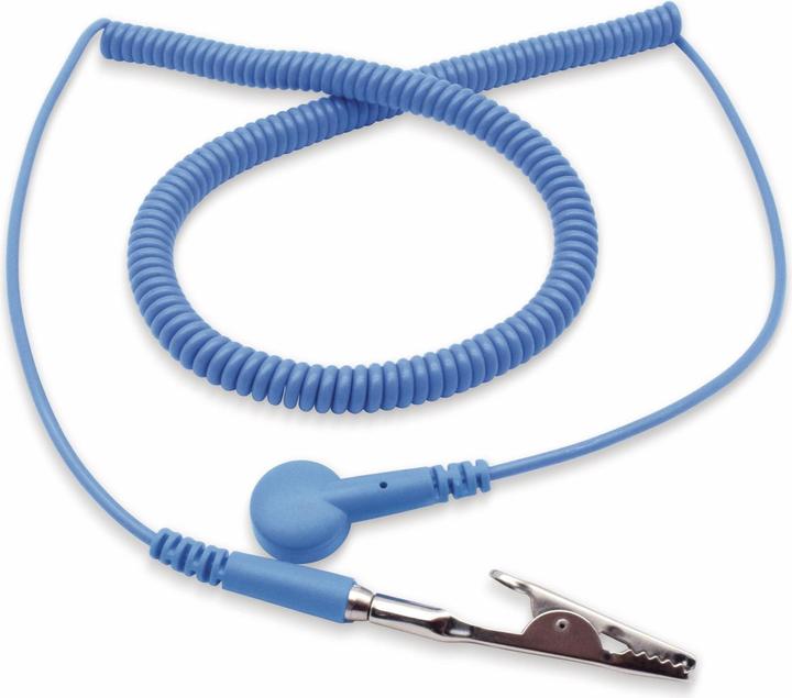 Produktbild Quadrios ESD-Erdungskabel 3.60 m Druckknopf 10 mm, Stecker, Krokodilklemme