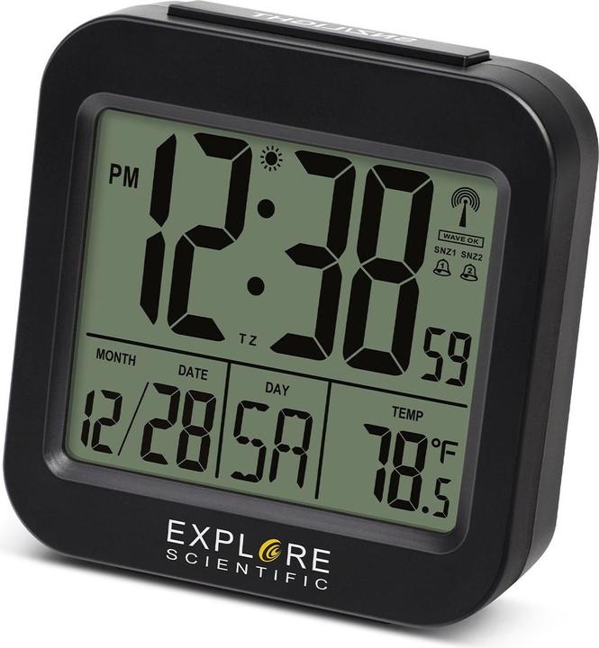 Produktbild Oregon Scientific Explore Scientific RDC 1008 Digitaler Wecker Schwarz
