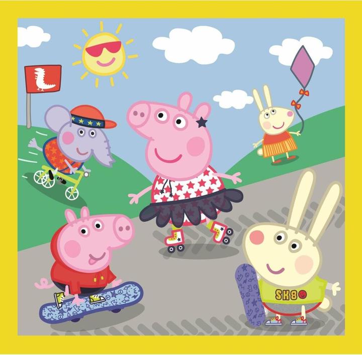 Actual product image Trefl 3 in 1 Puzzle Peppa Pig 20/36/50T (106 pieces)