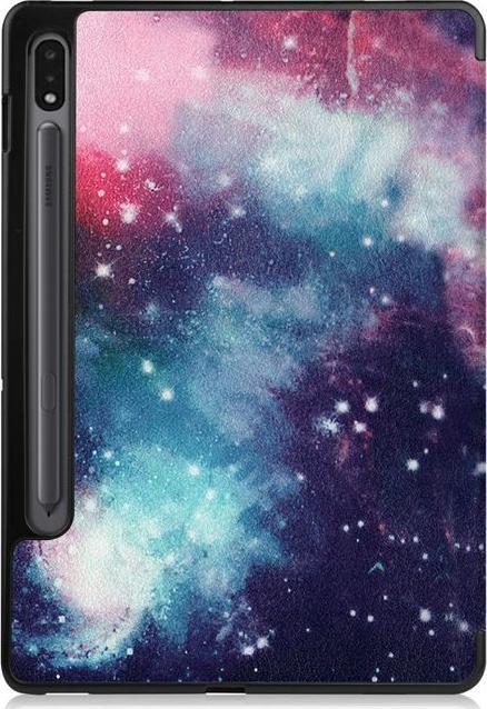 Actual product image MU Style Triple folding cover with pattern (Galaxy Tab S7)
