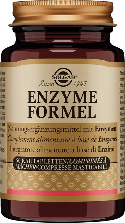 Actual product image Solgar Enzymes Formula Chewable (50 Piece, Pills, 130 g)