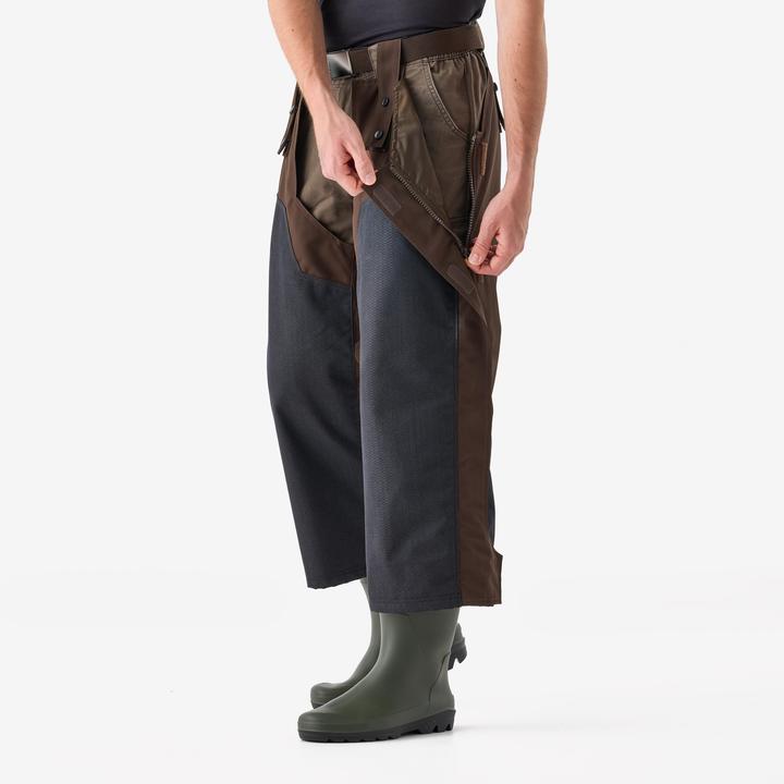 Image du produit Solognac Chaps de chasse 900 imperméables renforcées Kevlar®. (S, M)