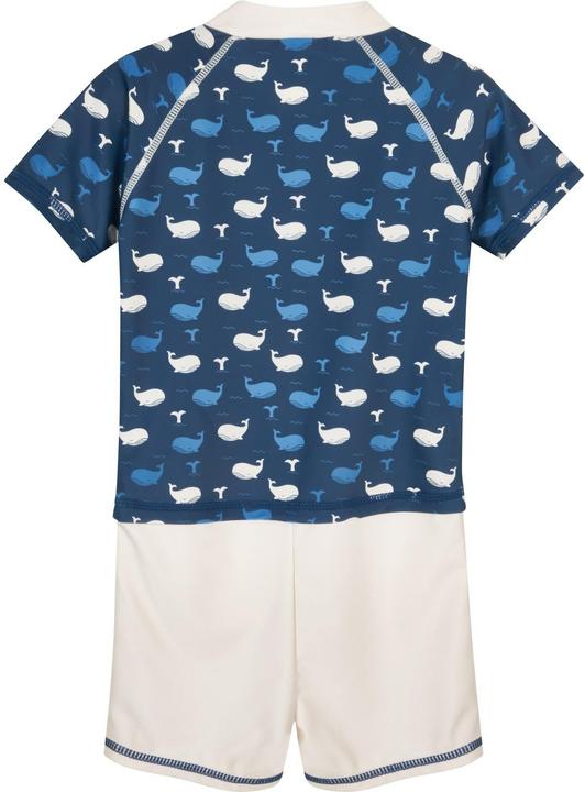 Image du produit Playshoes Monopièce UV manches courtes baleine marine T. 110/116 (110, 116)