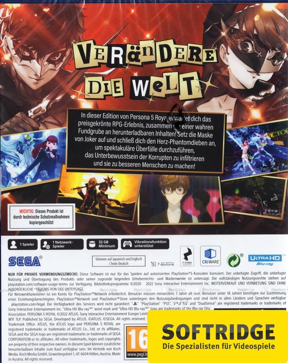 Produktbild Atlus Persona 5 Royal (PS5, DE)