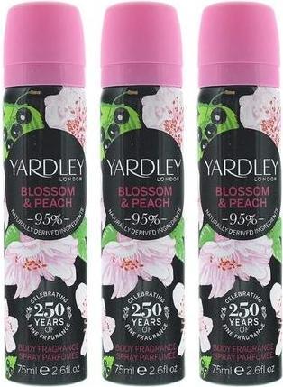 Produktbild Yardley Blossom & Peach by London Body Fragrance Spray 77 ml (Spray, 77 ml)