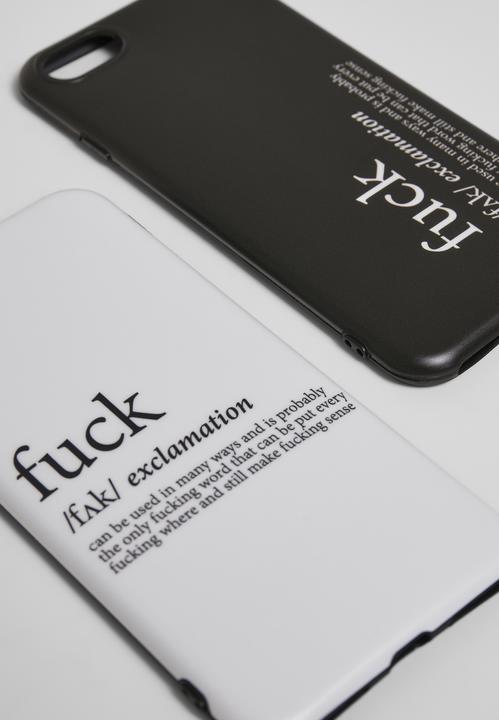 Immagine prodotto Mister Tee Fuck I Phone 6/7/8 Phone Case Set (Apple iPhone 7, Apple iPhone 6, Apple iPhone 8)