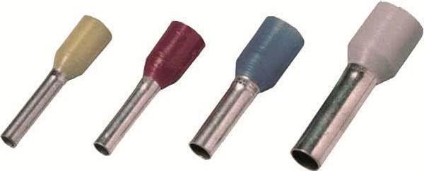 Produktbild Intercable 1000 Stück Aderendhülse 0,5qmm orange ICIAE058OR / 558109