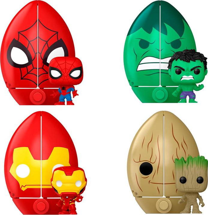 Produktbild Funko Marvel présentoir figurines Egg Pocket POP! Vinyl PDQ (12) 4 cm