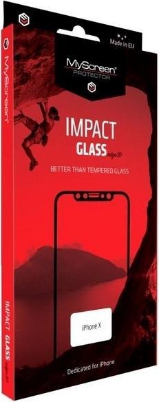 Actual product image MyScreen Protector MYSCREEN impact glass edge 3D S9 combination antiCRASH film and HybridGLASS scratch resistant 6H doe (1 Piece, Samsung Galaxy S9)