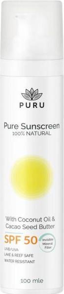 PURU Pure Sonnencreme SPF50 Rundfl 100 ml (Sonnencreme, SPF 50, 181.86 ml, 153 g)