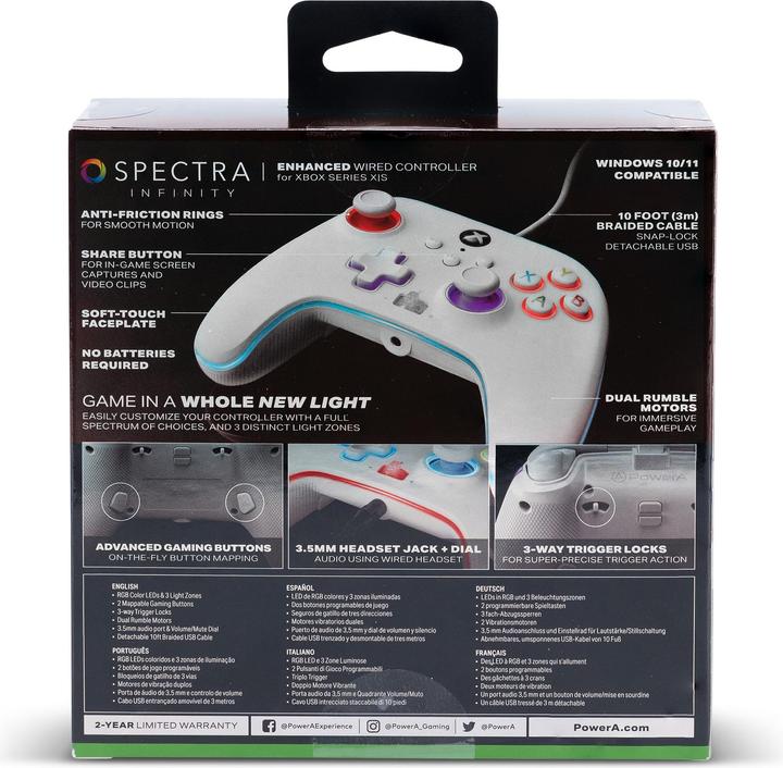 Produktbild PowerA Spectra Infinity Enhanced Wired Controller für Xbox Series X (Xbox Series X)