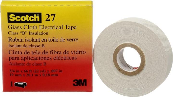 Actual product image 3M 43113902 Glass fibre fabric tape Scotch 27 19 mm x 20 m 1pc. (19 mm)
