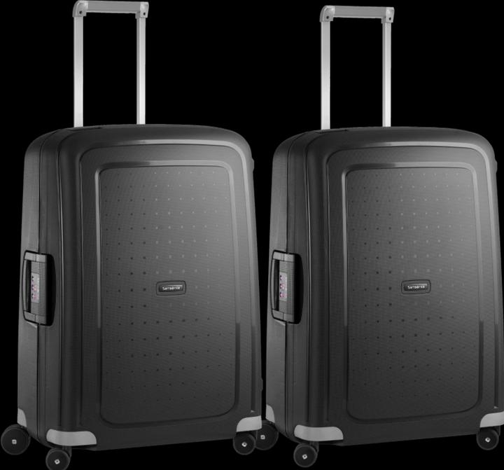 Actual product image Samsonite S'Cure Spinner 69cm Duo Pack Black (79 l)