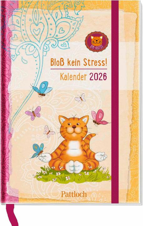 Actual product image Taschenkalender 2026: Om-Katze: Bloss kein Stress! (A6, German)
