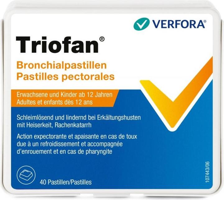 Actual product image Triofan Bronchialpastillen (40 Piece)
