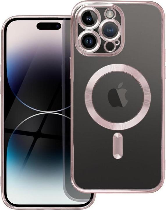 Actual product image OEM Back panel cover ELECTRO MAG COVER case compatible with MagSafe for SAMSUNG S24 rose gold (Samsung Galaxy S24)
