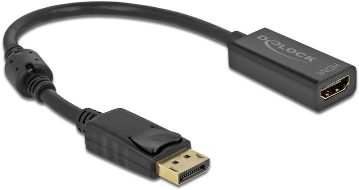 Delock Adapter DisplayPort 1.2 male to HDMI female 4K Passive black (20 cm)