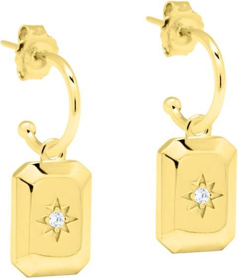 Candy Ohrringe Tuli, 925 Sterling Silber, vergoldet (18k vergoldet, 925 Sterling Silber)