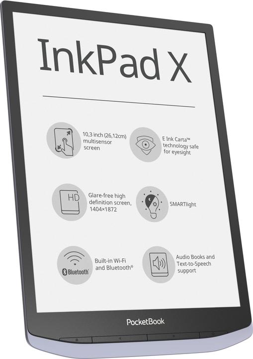 Produktbild PocketBook InkPad X (10.30", 32 GB, Metallic Grey)