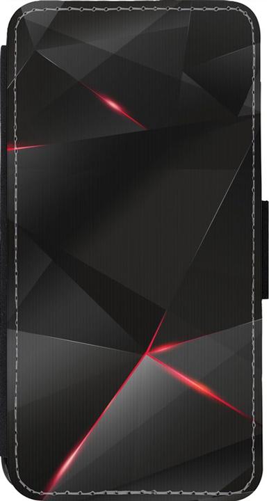 Produktbild PhoneLook Hülle Wallet schwarz Black Red Lines (Apple iPhone 13 Pro)