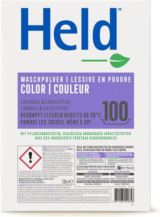 Produktbild Held Buntwaschmittel Colora (100 Waschgänge, Waschpulver)